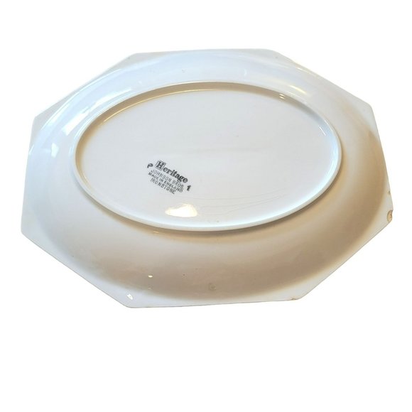 Johnson Bros. Heritage Ironstone Octagonal Oval Serving Dish England DH678 - Picture 3 of 6